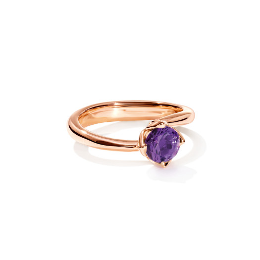 Tamara Comolli - TULIP Ring XS mit Amethyst