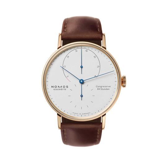 NOMOS Glashütte - Lambda 39 Roségold mit gebläuten Zeigern
