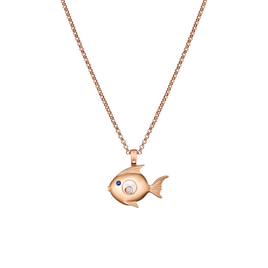 Chopard - Happy Diamonds Fish Anhänger mit Halskette