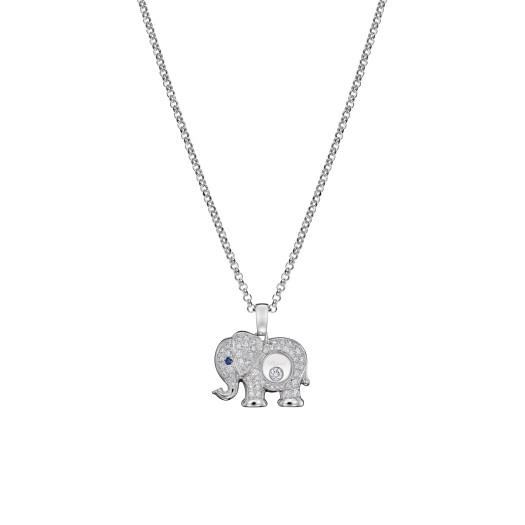 Chopard - Happy Diamonds Elefant Anhänger mit Halskette