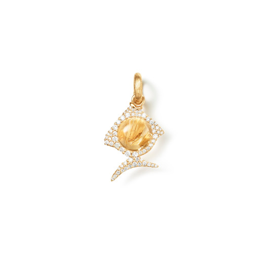 Ole Lynggaard Copenhagen - Young Fish Charm mit Diamant-Pavé