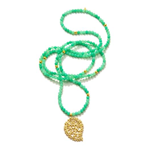 Tamara Comolli - INDIA Halskette Chrysoprase