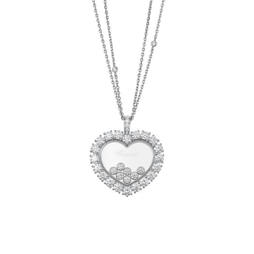 Chopard - Happy Diamonds Icons Joaillerie Anhänger mit Halskette