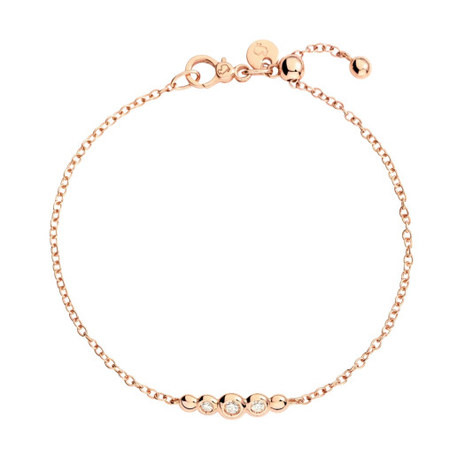 DoDo - Armband Bollicine Roségold und Diamanten