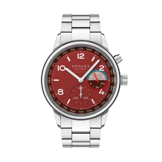NOMOS Glashütte - Club Sport Neomatik Weltzeit Magma