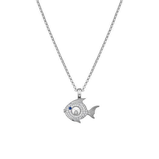 Chopard - Happy Diamonds Fish Anhänger mit Halskette