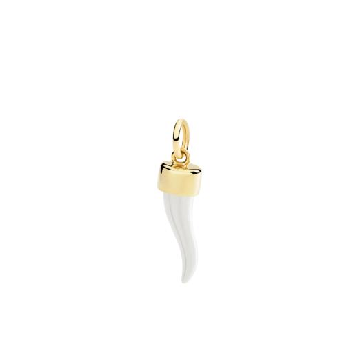 DoDo - Anhänger Horn aus Gelbgold und Silber