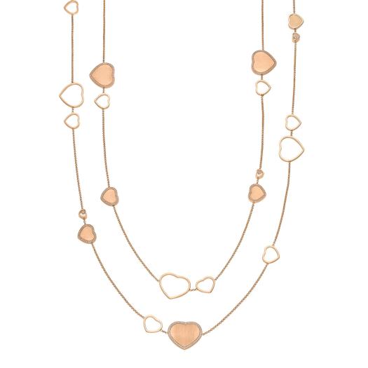 Chopard - Happy Hearts Golden Hearts Halskette