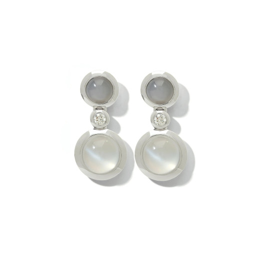 Tamara Comolli - BOUTON Ohrhänger 2 Cabochons 'Cashmere'