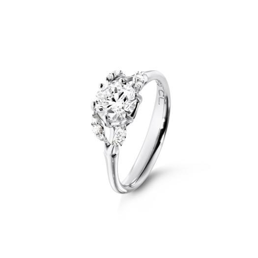 Ole Lynggaard Copenhagen - Winter Frost Solitaire Ring