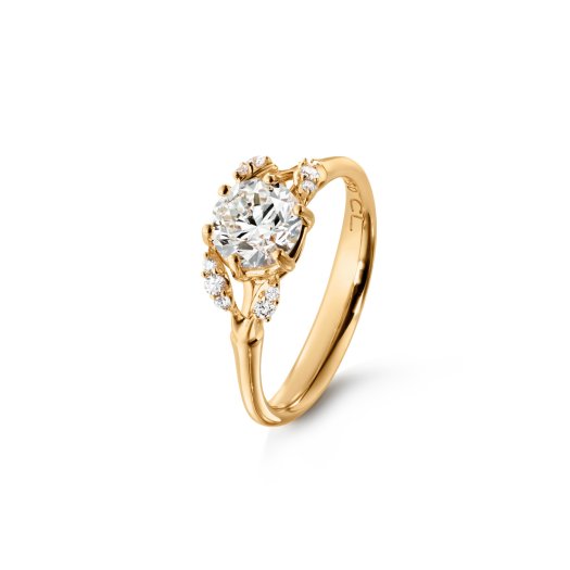 Ole Lynggaard Copenhagen - Winter Frost Solitaire Ring