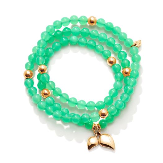 Tamara Comolli - INDIA Armband medium Chrysoprase