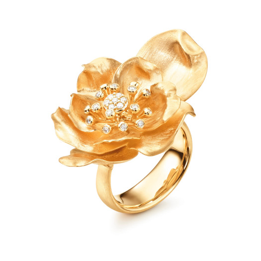 Ole Lynggaard Copenhagen - Wild Rose Ring groß