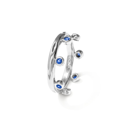 Tamara Comolli - GYPSY Crown Brilliant Cut Ring 'Ocean' 