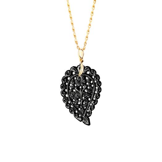 Tamara Comolli - INDIA Anhänger medium Onyx schwarz