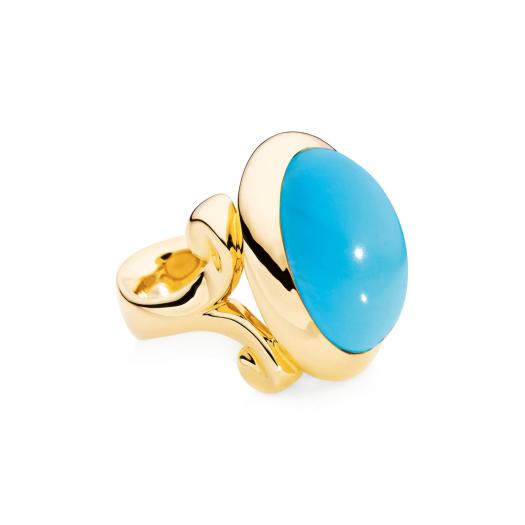 Tamara Comolli - HIPPIE GLAM Ring large Türkis