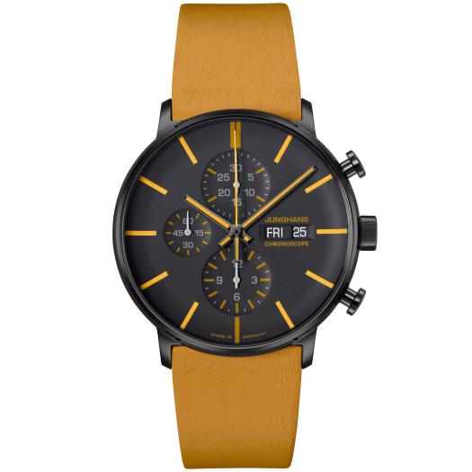 Junghans - FORM A Chronoscope, Datum englisch