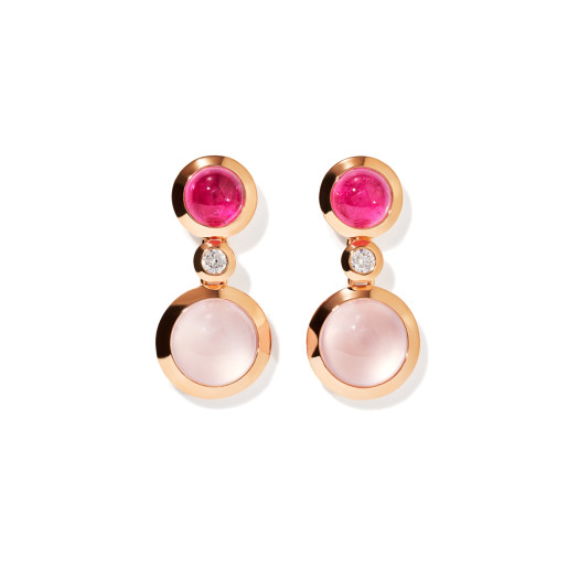 Tamara Comolli - BOUTON Ohrringe 2 Cabochons 'Blush'