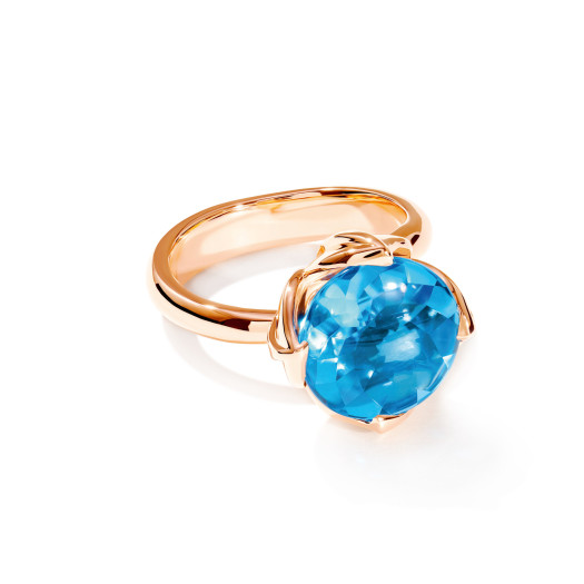 Tamara Comolli - TULIP Ring Large mit Swiss Topas