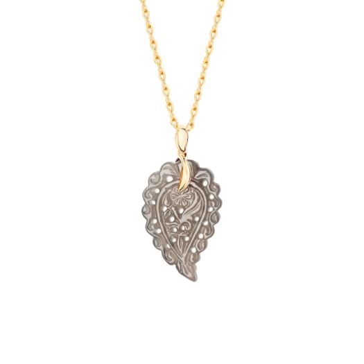 Tamara Comolli - INDIA Leaf Anhänger Smoky Quartz