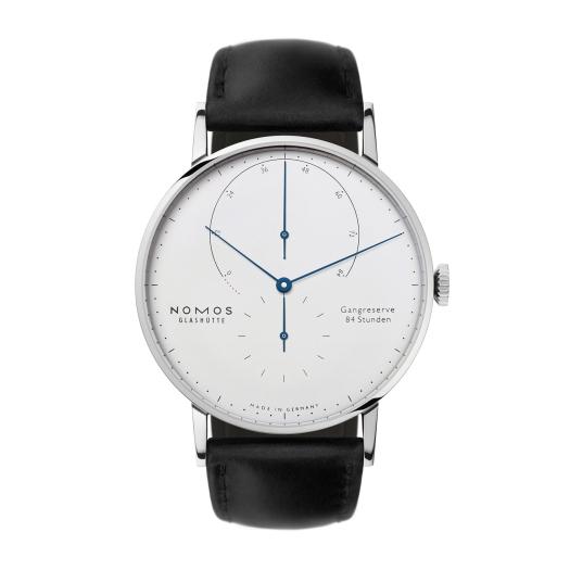 NOMOS Glashütte - Lambda Weißgold mit gebläuten Zeigern