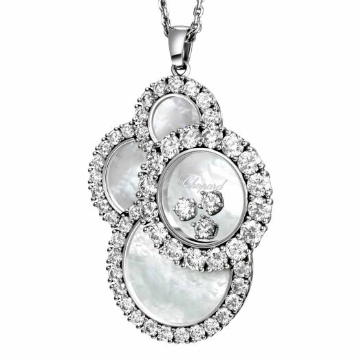 Chopard - Happy Dreams Anhänger mit Kette Mother of Pearl