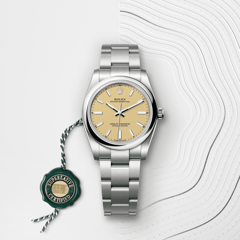 Rolex Oyster Perpetual 34 124200 Herrenuhr Bild 4