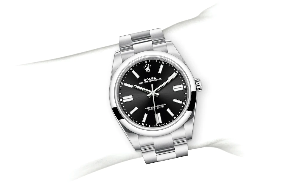 Rolex Oyster Perpetual in Edelstahl Oystersteel, M124300-0002 