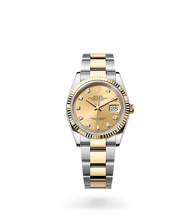 Rolex Datejust in Edelstahl Oystersteel und Gold, M126333-0005 