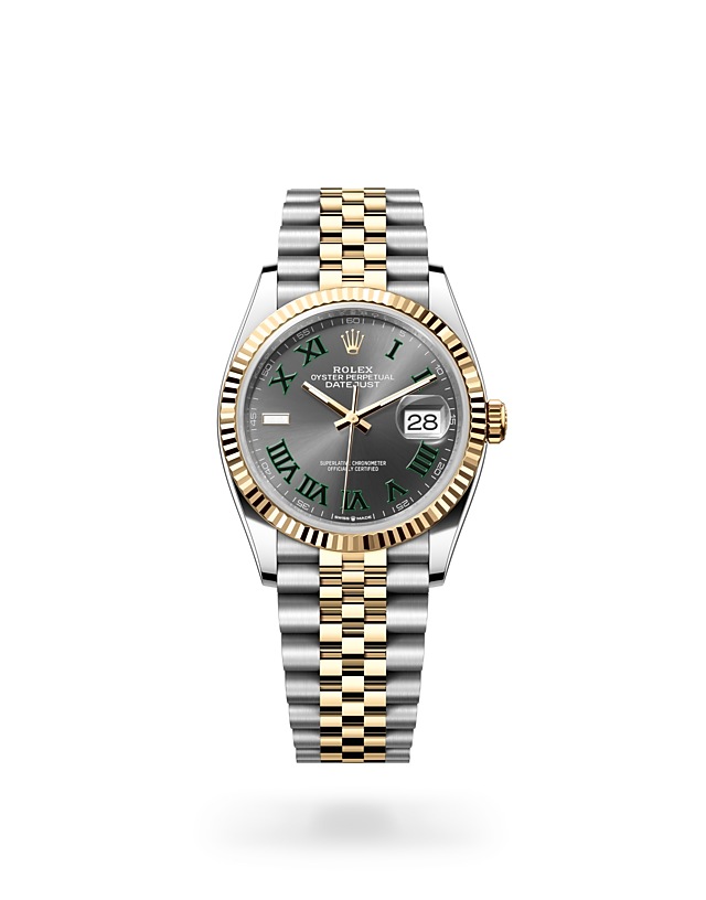 Rolex Datejust in Edelstahl Oystersteel und Gold, M126233-0035 