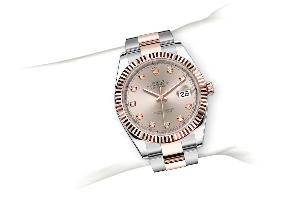 Rolex Datejust in Edelstahl Oystersteel und Gold, M126331-0007 