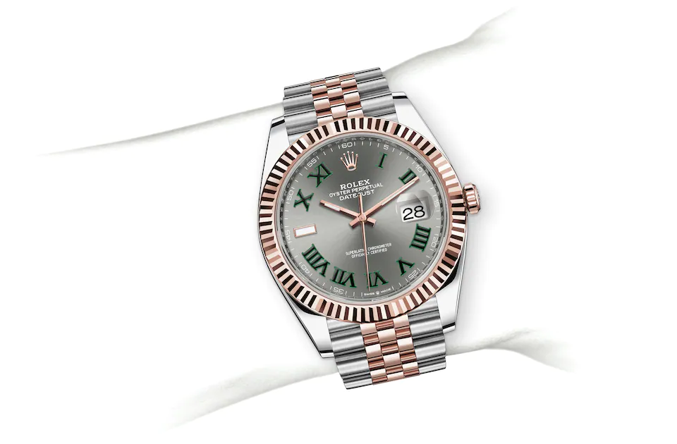 Rolex Datejust in Edelstahl Oystersteel und Gold, M126331-0016 