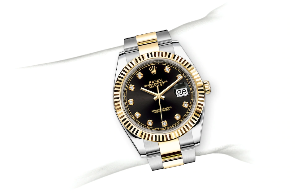 Rolex Datejust in Edelstahl Oystersteel und Gold, M126333-0005 