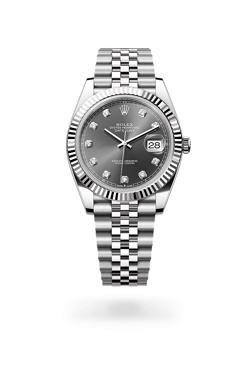 Rolex Datejust 41 in Rolesor weiB Kombination aus Edelstahl Oystersteel und WeiBgold M126334 0006 Juwelier Laufer