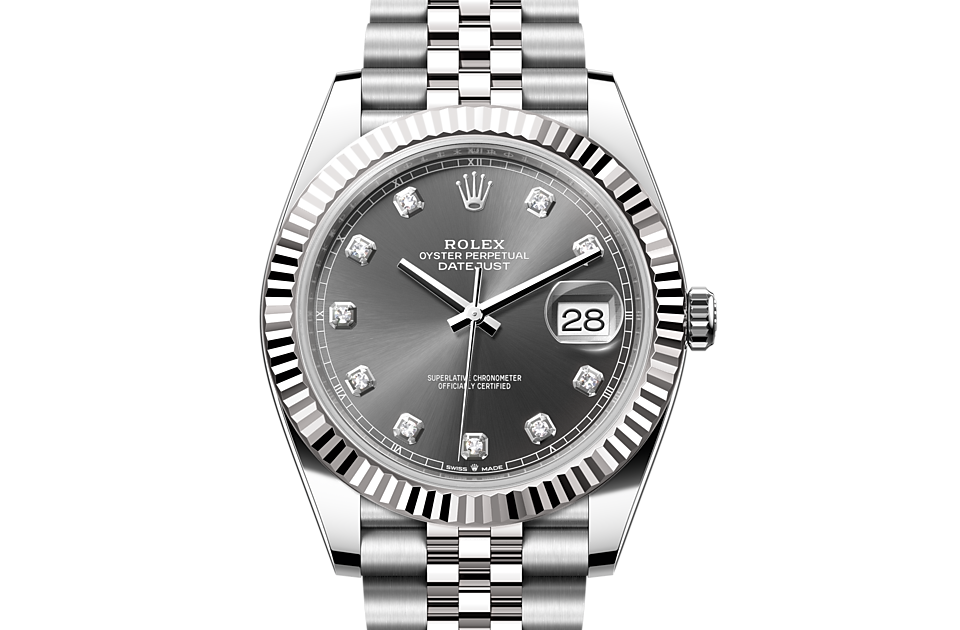 Rolex Datejust in Edelstahl Oystersteel, Edelstahl Oystersteel und 