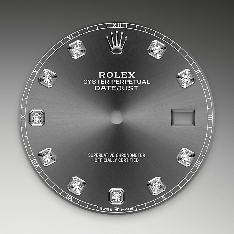 Rolex Datejust in Edelstahl Oystersteel, Edelstahl Oystersteel und 