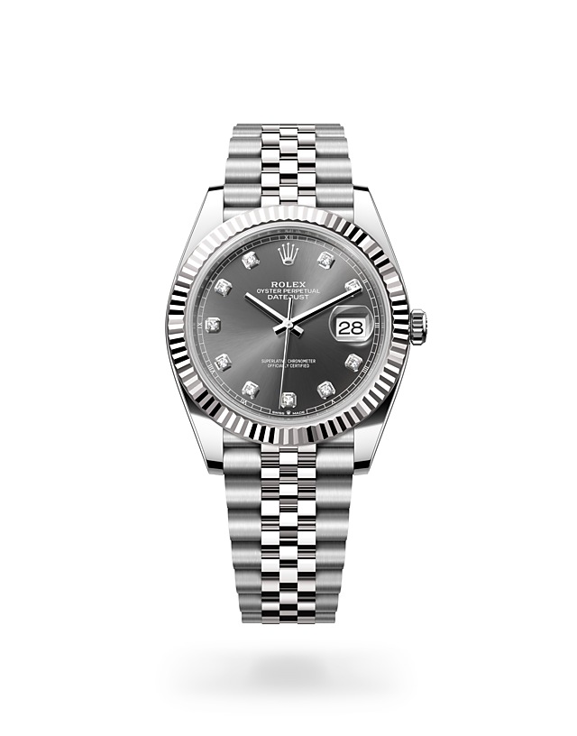Rolex Datejust in Edelstahl Oystersteel, Edelstahl Oystersteel und 