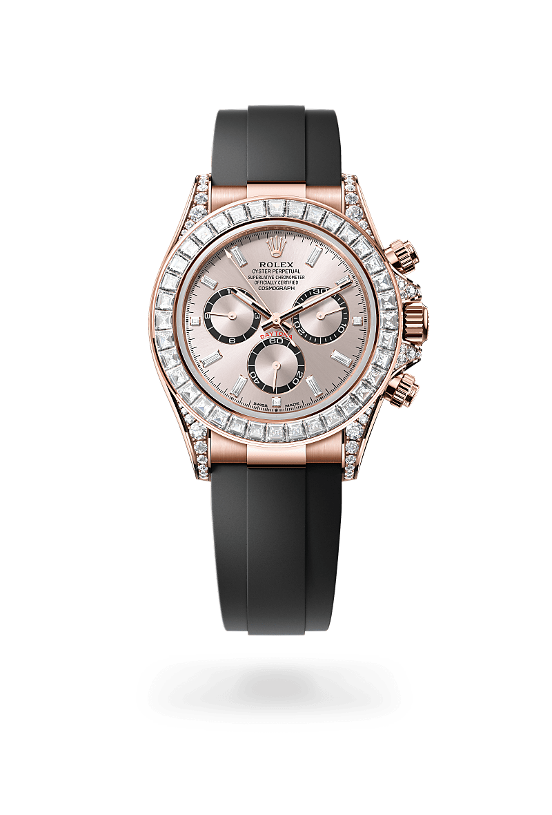 Rolex Cosmograph Daytona Herrenuhr (M126535TBR-0002) Oyster, 40 mm, Everose-Gold mit Diamanten