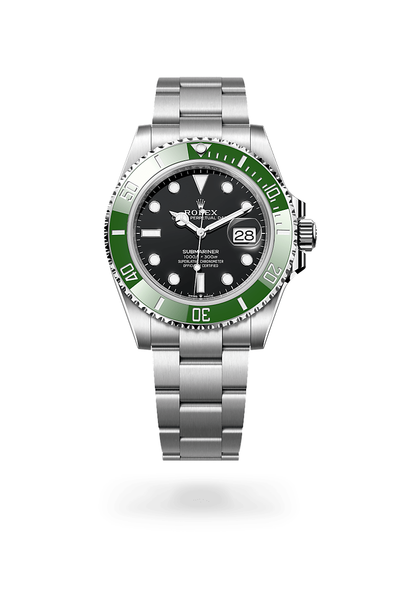 Rolex Submariner Date Herrenuhr (M126610LV-0002) Oyster, 41 mm, Edelstahl Oystersteel