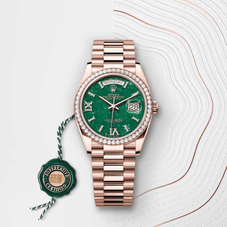 Rolex Day-Date 36 128345RBR Herrenuhr / Damenuhr Bild 4