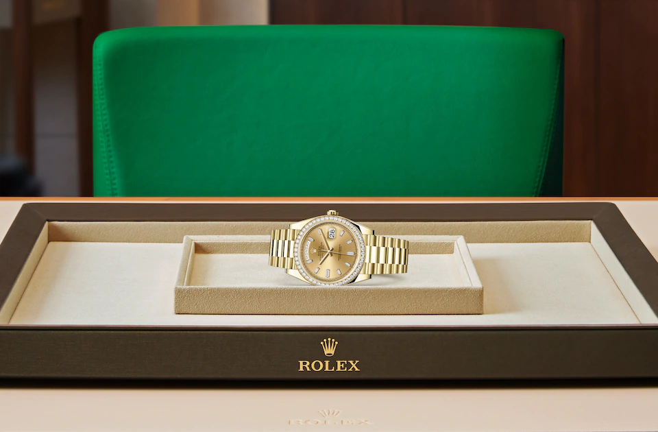 Rolex Day‑Date in Gold, M228348RBR-0002 | Juwelier Laufer 