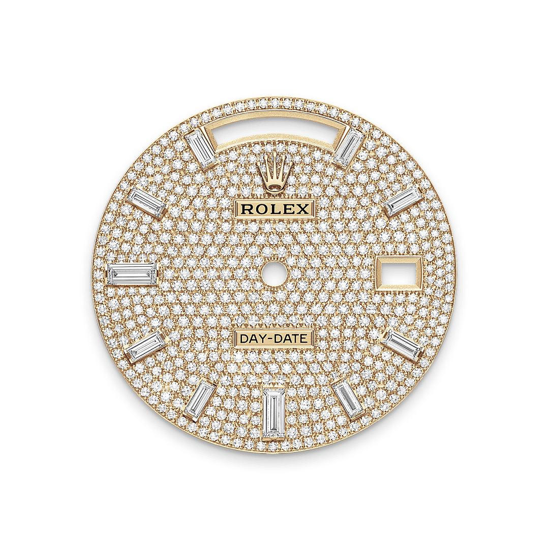 Diamantpavé-Zifferblatt
