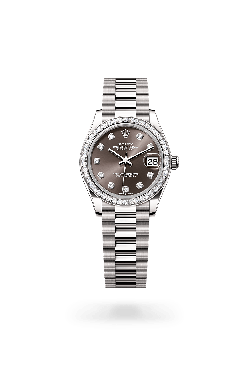 Rolex Datejust 31 M278289RBR-0006 Herrenuhr - Oyster, 31 mm, Weißgold mit Diamanten 
