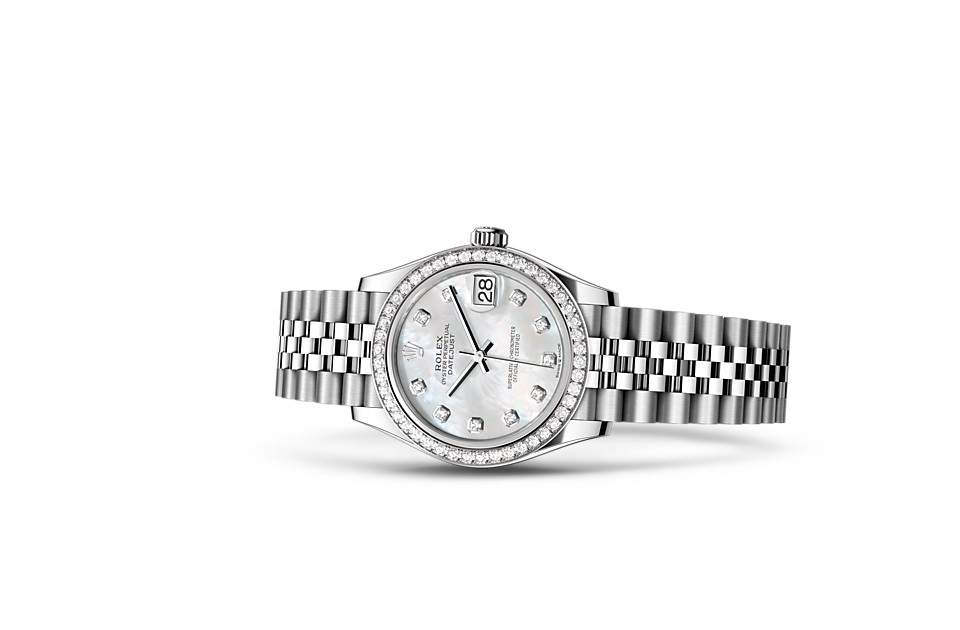 Rolex Datejust in Edelstahl Oystersteel, Edelstahl Oystersteel und 