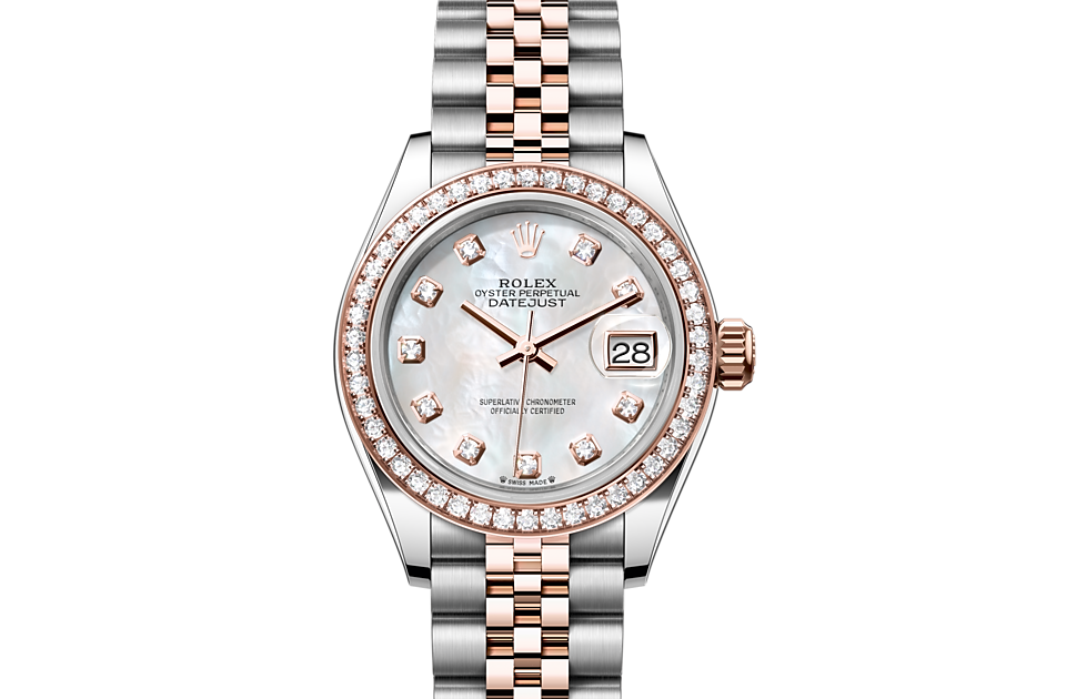 Rolex Lady‑Datejust in Edelstahl Oystersteel und Gold, M279381RBR 