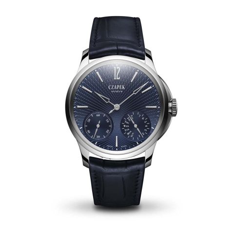 Czapek-QdB-No.17-Double-Soleil - Deep Blue (Skeletonized Arrows)