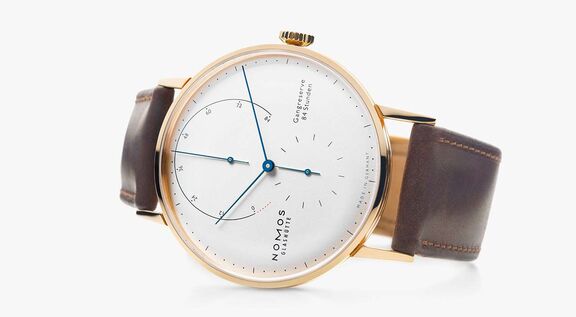 nomos-glashuette-932-lambda-42-uhr-gold-juwelierlauferminden-mobil